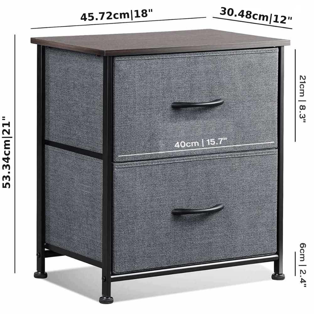 Nightstand Set - Dark Gray: image 8