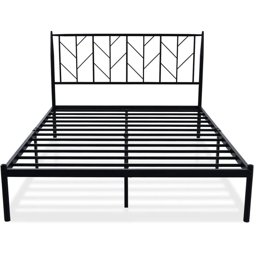 Platform Bed Frame - Full / Black: image 3