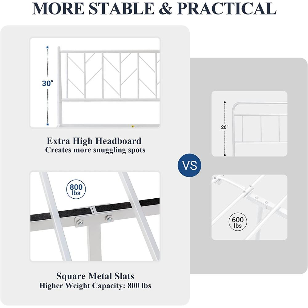 Platform Bed Frame - Full / Black: image 10