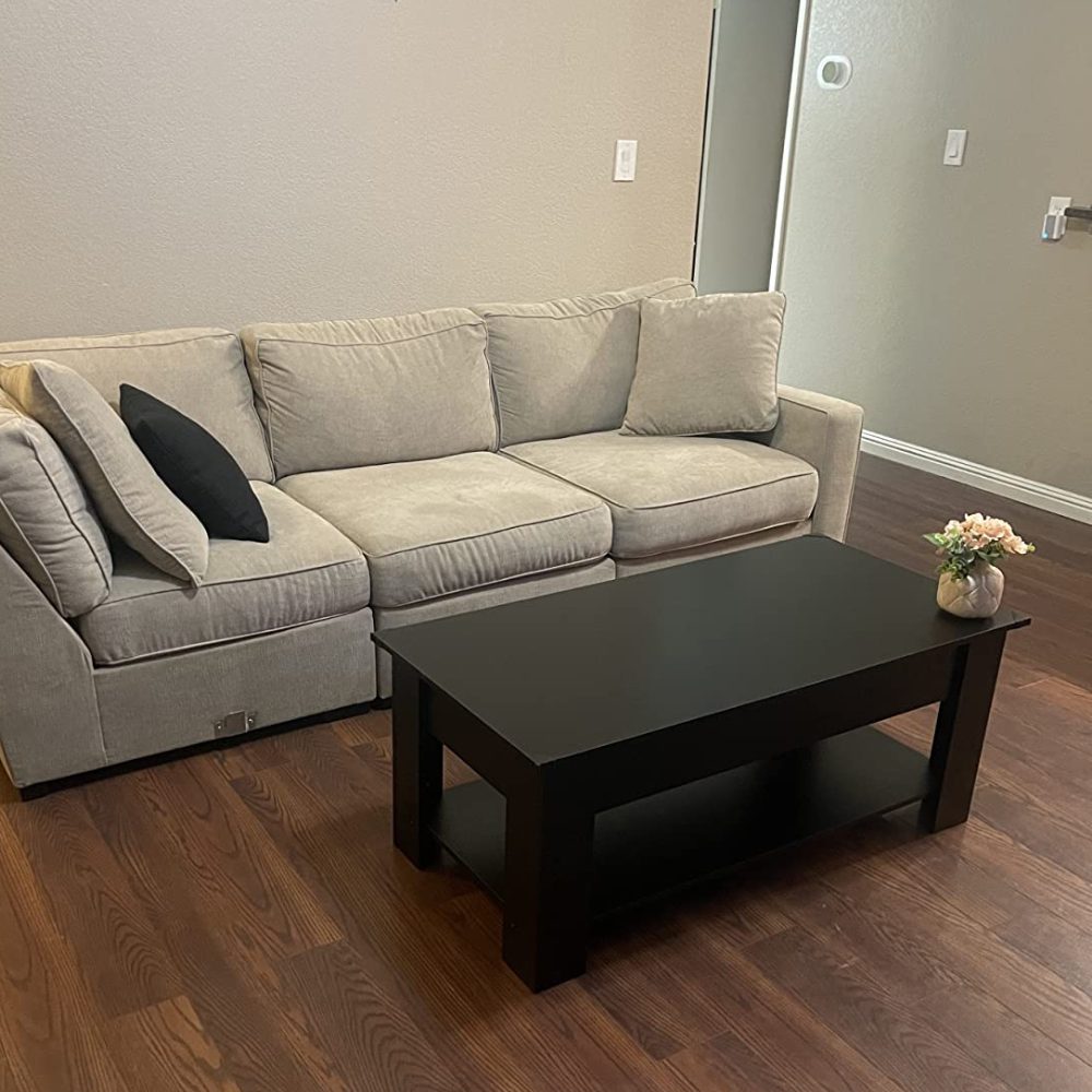 Lift Top Coffee Table - Black: image 4