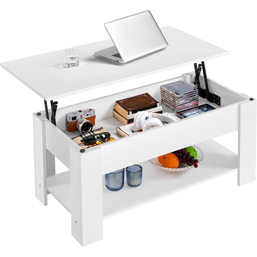 Lift Top Coffee Table - Black: image 6