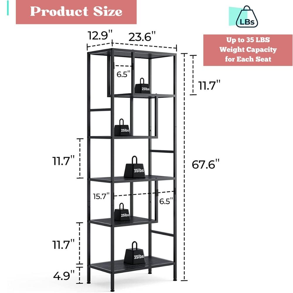 5 Tier Bookshelf: image 10